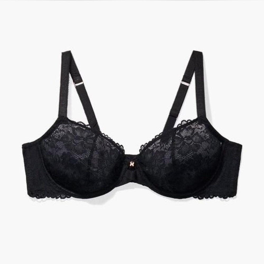 Savage X Fenty Midnight Black Lace Bra